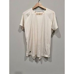 Tracksmith Twilight Short Sleeve Shirt Women's XL Ivory NWOT